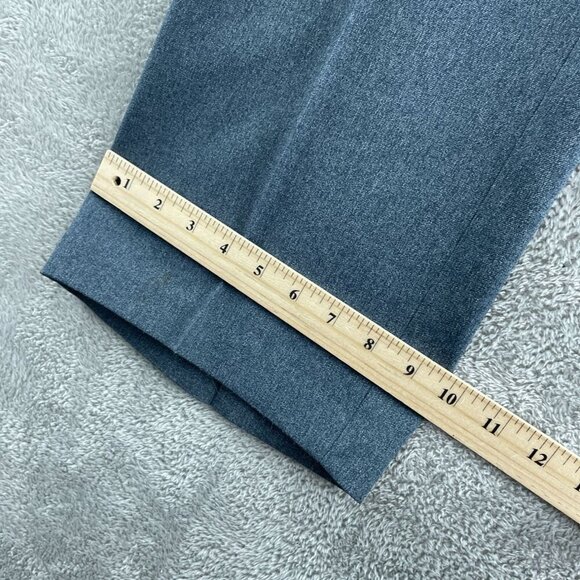 Levis Action Slacks Flat-Front Blue/Gray Trousers Mens Classic Fit Durable  3563 - Picture 7 of 10